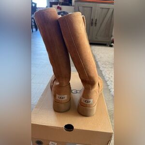 UGG Brown Kara platform Boots